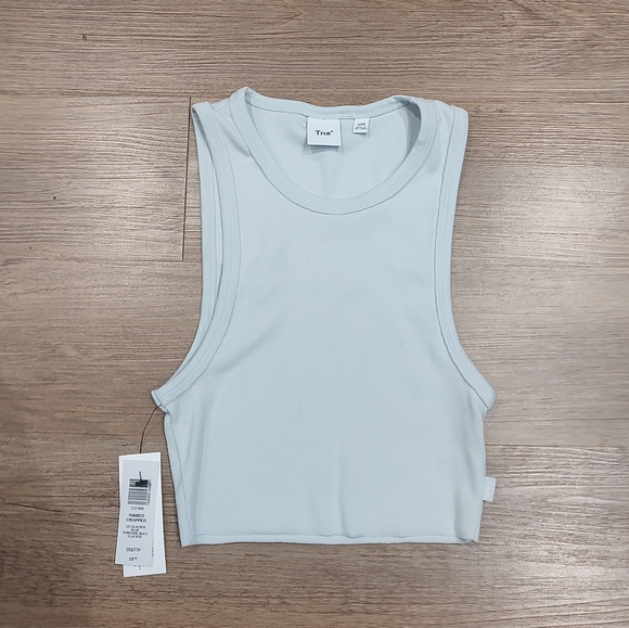 NWT 2 XS Aritzia Sunday Best Synchseamless tank blue - Picture 7 of 12